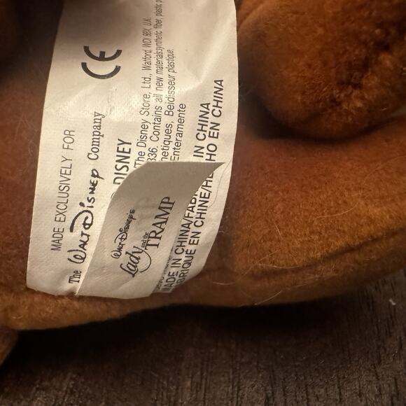 Walt Disney Lady And The Tramp Trusty Plush Mini Bean Bag Stuffed Animal Dog - Picture 9 of 16